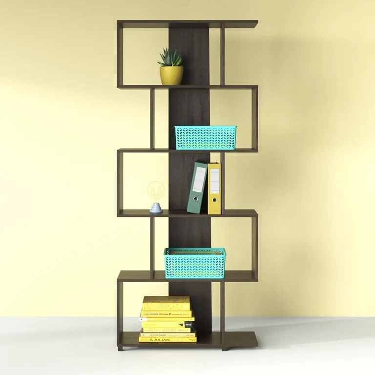 انجلين مكتبة كتب بتصميم هندسي عصري
