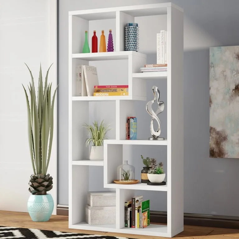 كينلو مكتبة كتب بتصميم هندسي جذاب